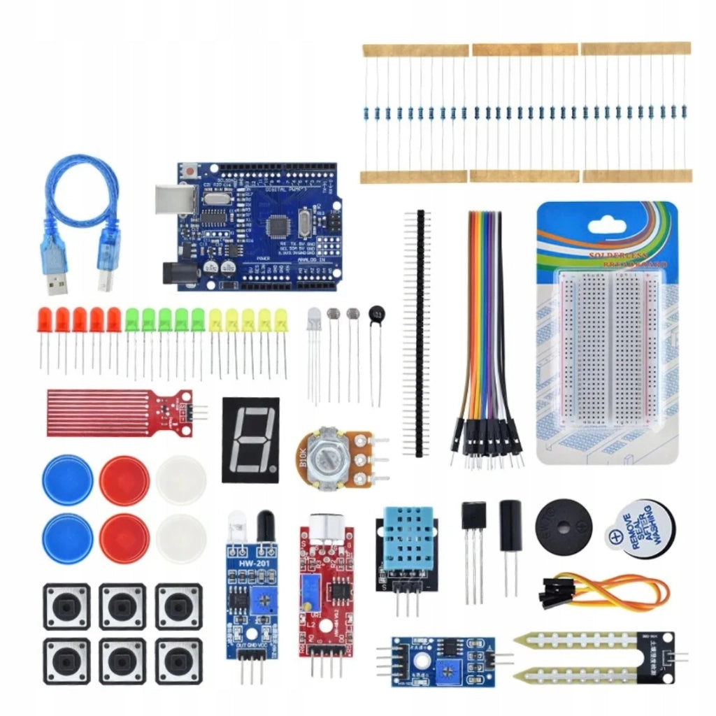 Set di Componenti Elettronici ACS S Compatibile con Arduino UNO SET3 – Educativo e Versatile | Progetti Interattivi e