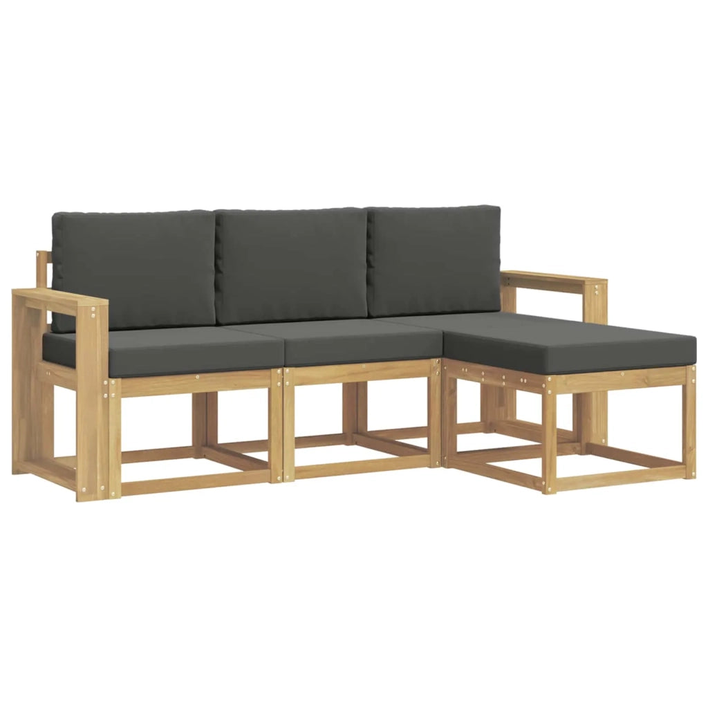 Set di divani da esterno 4 pcs