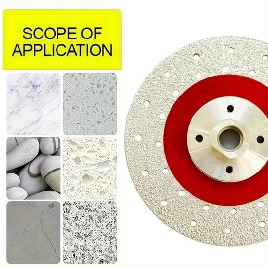 Sfere di diamante per levigare marmo doppia lapide abrasiva smerigliatrice a lama a forma di uncino per piastrelle e lastre porose