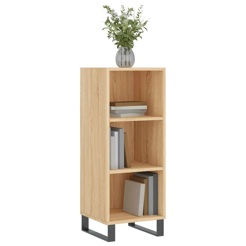 Credenza Rovere Sonoma 34,5x32,5x90 cm in Legno Multistrato 828759
