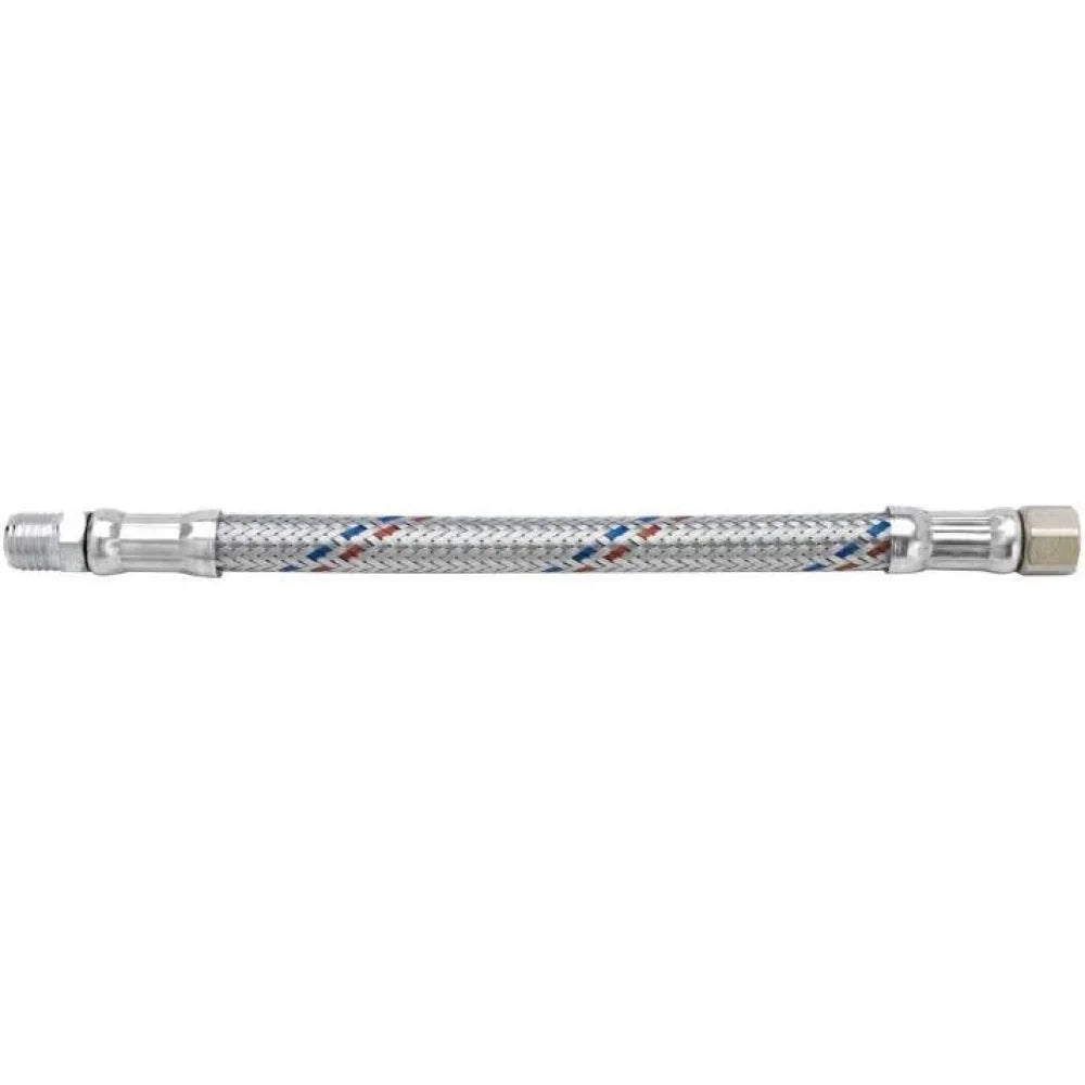 Flessibile in acciaio inox antivibrante cm. 50 mf 1 tubo acqua e
