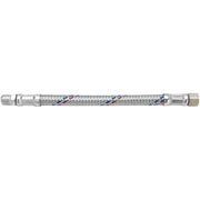 Flessibile in acciaio inox antivibrante cm. 50 mf 1 tubo acqua e