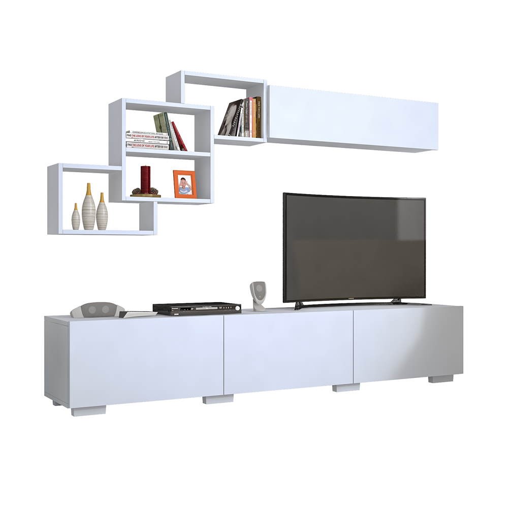 Parete attrezzata Free bianco