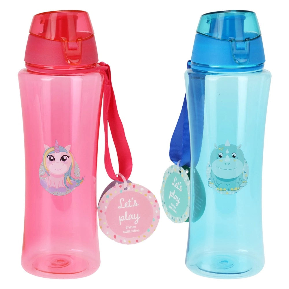 borraccia decoro bimbo in plastica