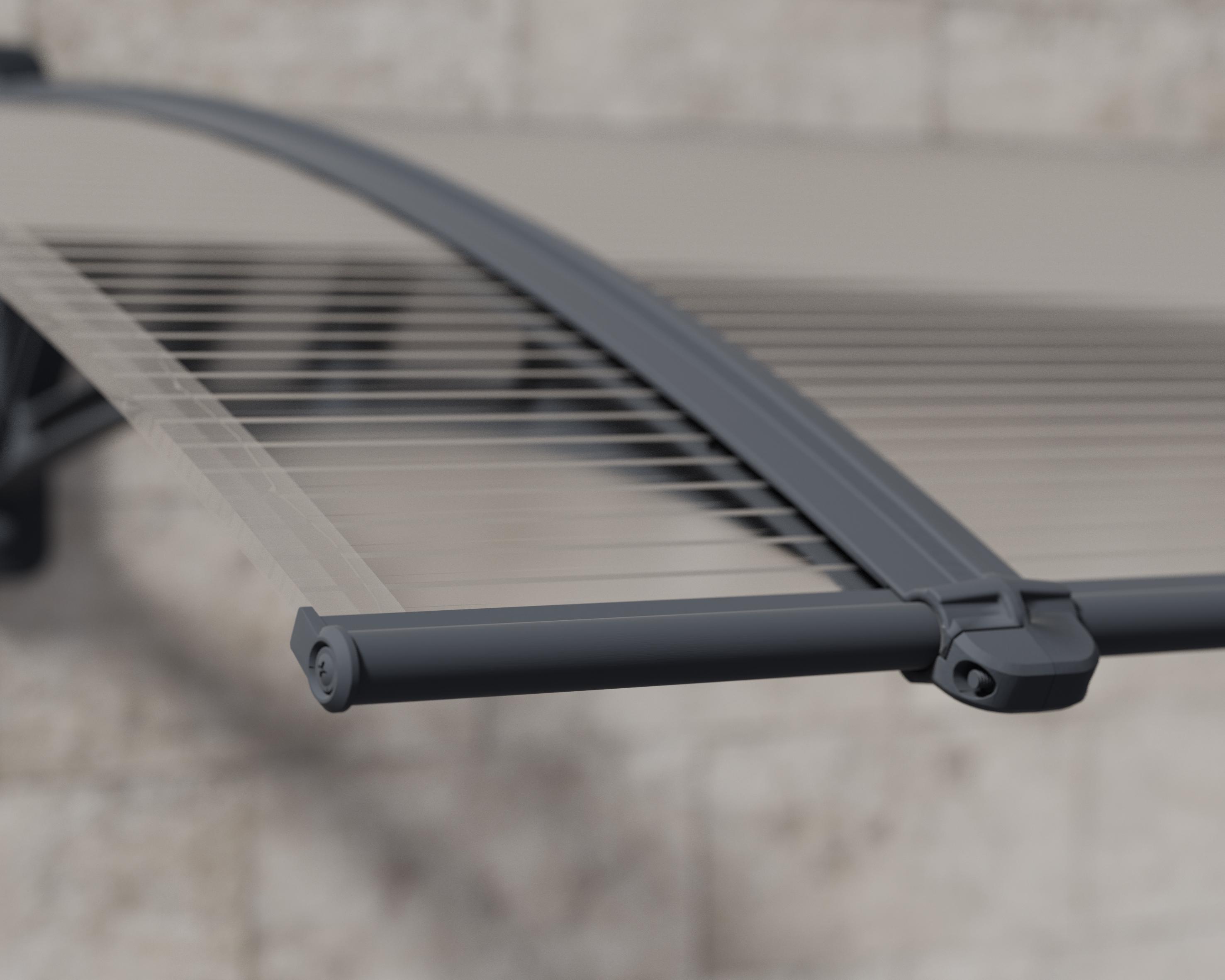 Pensilina Da Esterno  137X86X30 cm  Trasparente Canopia Neo