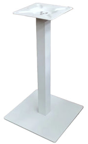 Basamento a piastra piatta in acciaio Greenwood Colore: Bianco, Materiale: Acciaio