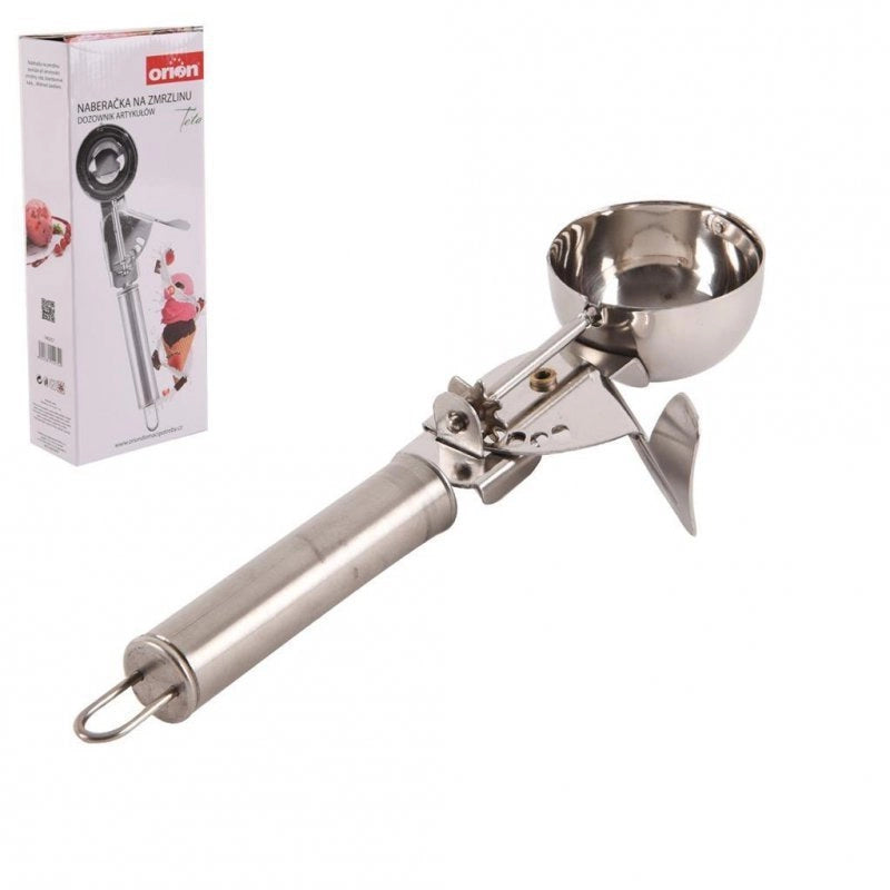 Cucchiaio per gelato Orion da 5 cm in acciaio inox per gelato e altro
