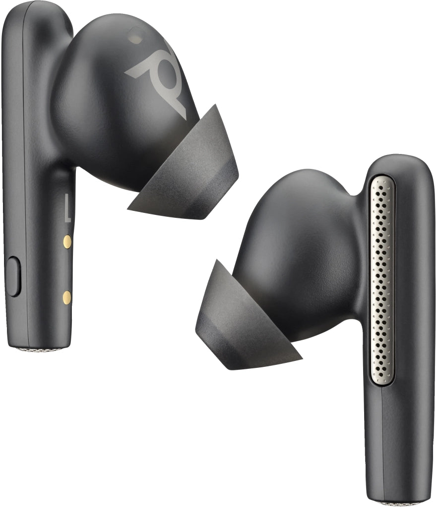 Poly auricolari nerofumo voyager free 60+ uc + adattatore bt700 usb-c + custodia di ricarica touchscreen - 7Y8G4AA