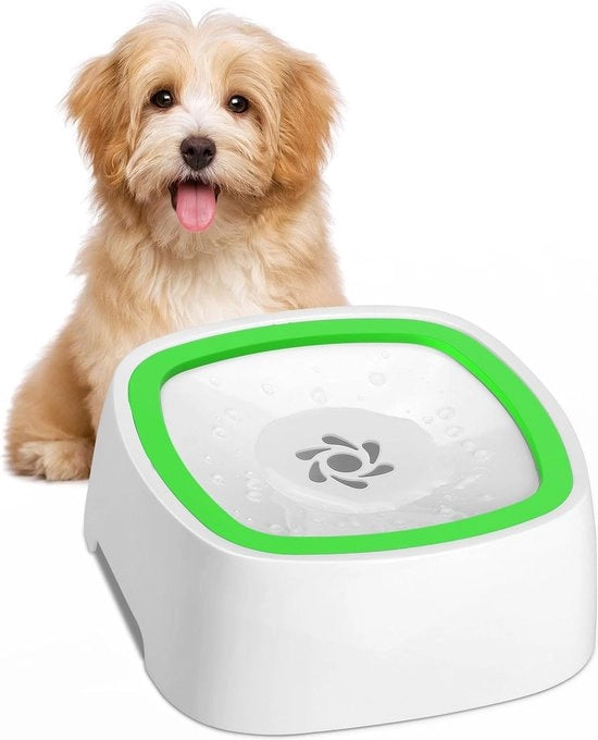 Bottiglia acqua per cani, 1,5 L bottiglia acqua, impermeabile per gatti/cani, bottiglia da bere, cani, anti-schizzo per viaggi, viaggi, casa, verde