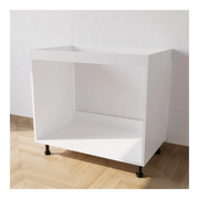 Base da lavello da incasso con Le Seguenti Misure l=80 cm p=55,5 cm h=72 cm Colore Bianco con spedizione in Kit senza Ante