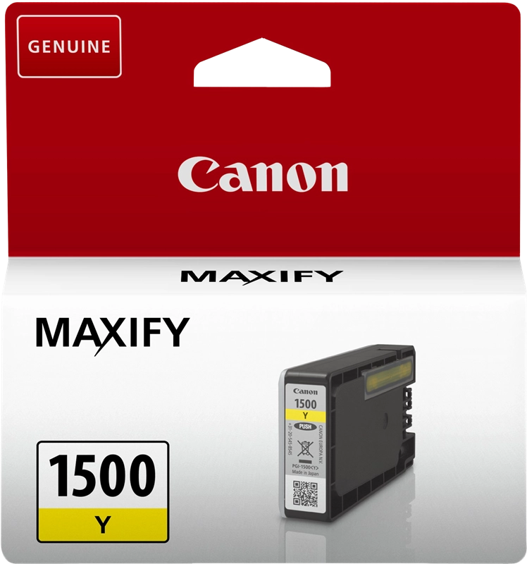 Canon Cartuccia d'inchiostro giallo PGI-1500Y