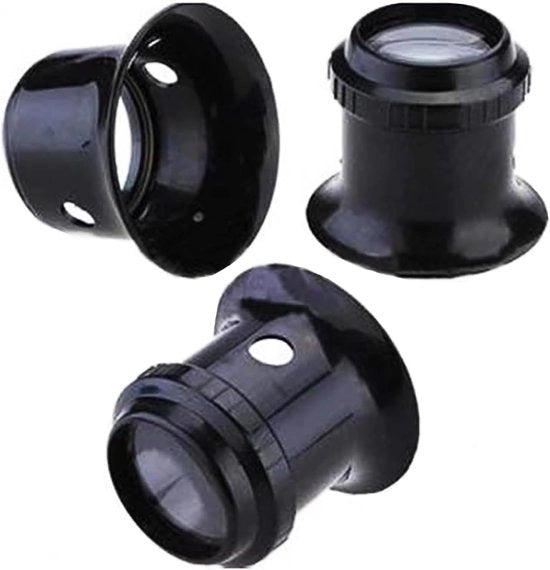 Set di Microscopio 3X/5X/10X - Righella per Fili di Seta, Gioielli e Componenti Elettronici (Strumento da Tavolo Portatile, Adatto per la lettura e la riparazione)
