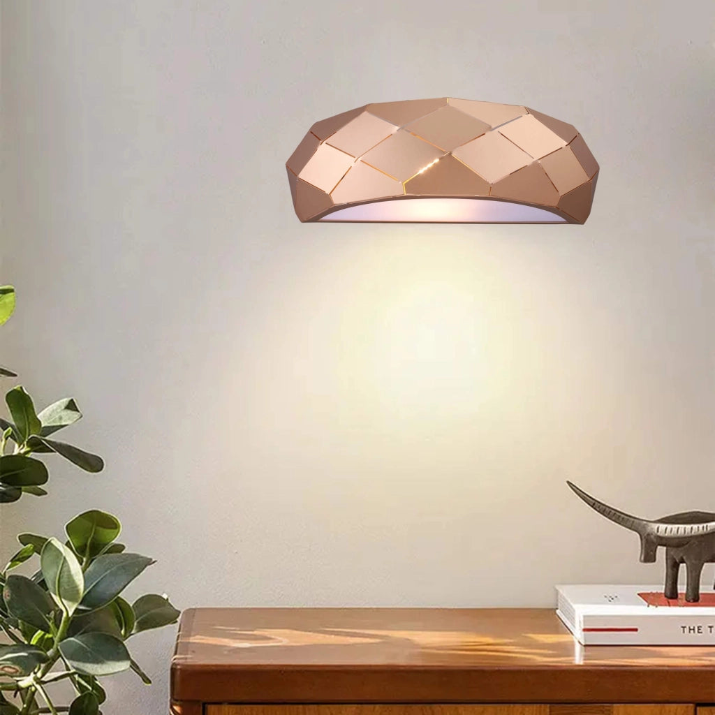 Applique da parete Reus oro metallo 1xE27 Light Prestige
