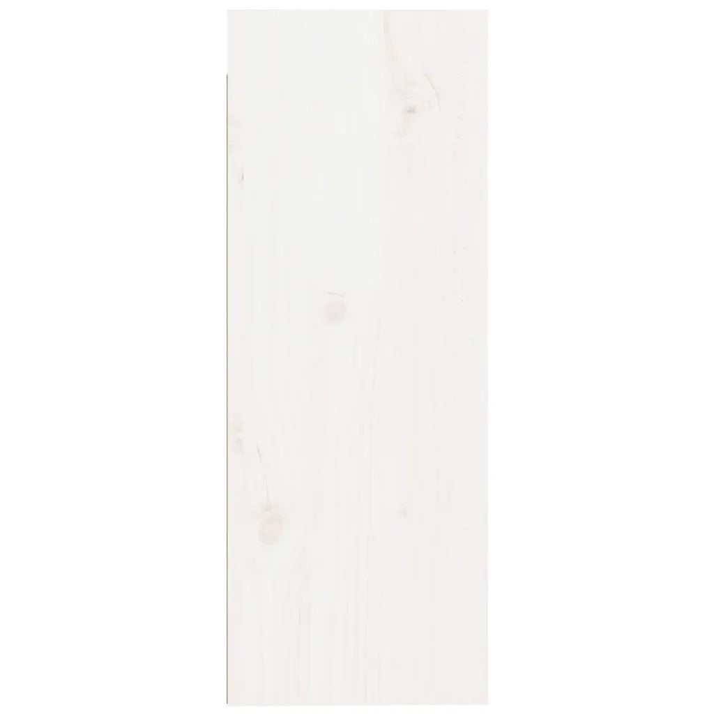 Pensile Bianco 30x30x80 cm in Legno Massello di Pino 813497
