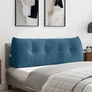 Cuscino per Schiena Blu 140 x 24 x 50 cm Velluto 42014515