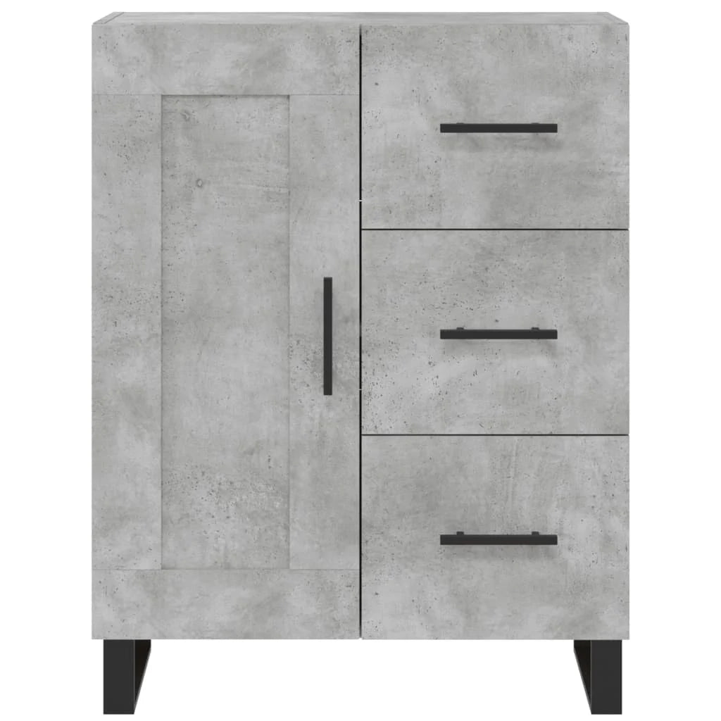 Buffet credenza cassettiera armadio mobile contenitore organizer cucina soggiorno salotto alto 69,5 x 34 x 180 cm legno ingegnerizzato grigio 02_0034553