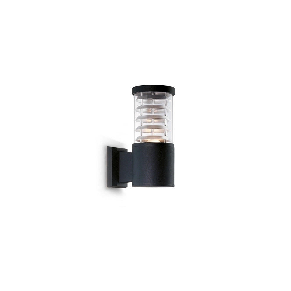 Applique Moderna Tronco Alluminio Nero 1 Luce E27