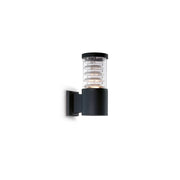 Applique Moderna Tronco Alluminio Nero 1 Luce E27