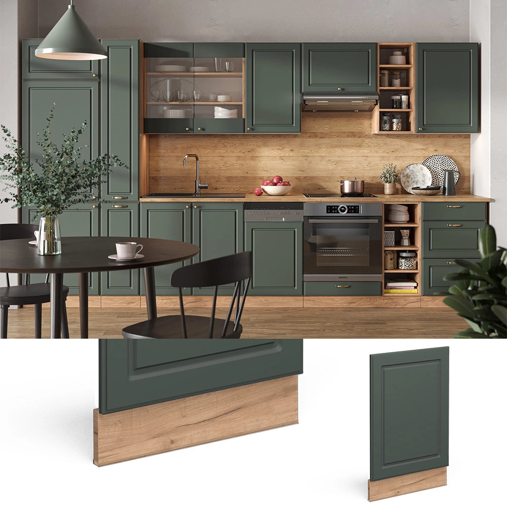 Pannello frontale Fame-Line Verde-oro rustico/Rovere dorato 45 cm, PL Marmo Vicco