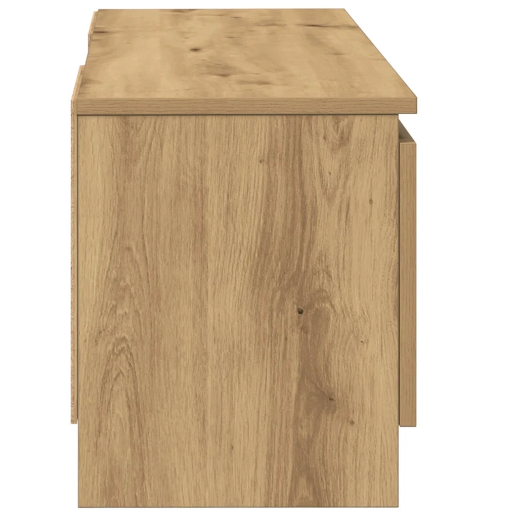 Mobile Porta TV Rovere Artigianale 102x30x36 cm Multistrato 855855