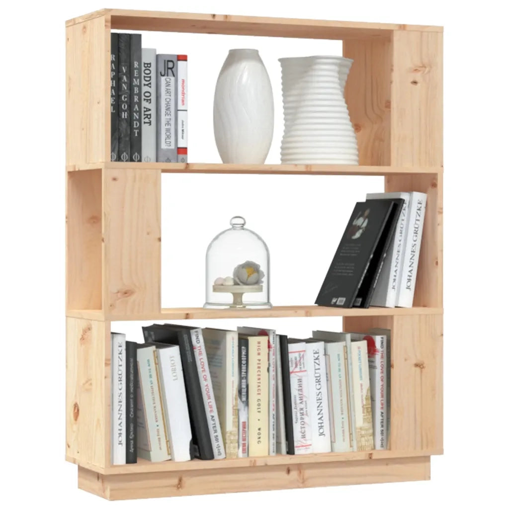 Libreria/Divisorio 80x25x101 cm in Legno Massello di Pino 814054