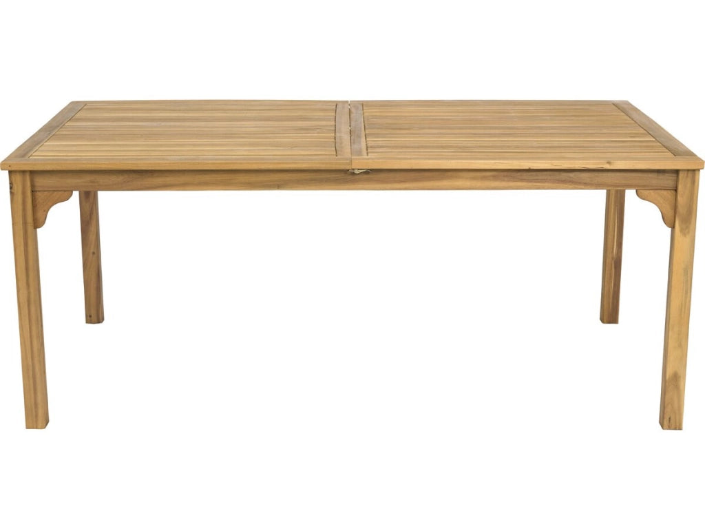 Tavolo da giardino allungabile in legno "Valladolid" 180/240 cm - posti a sedere da 6 a 10 - Marrone