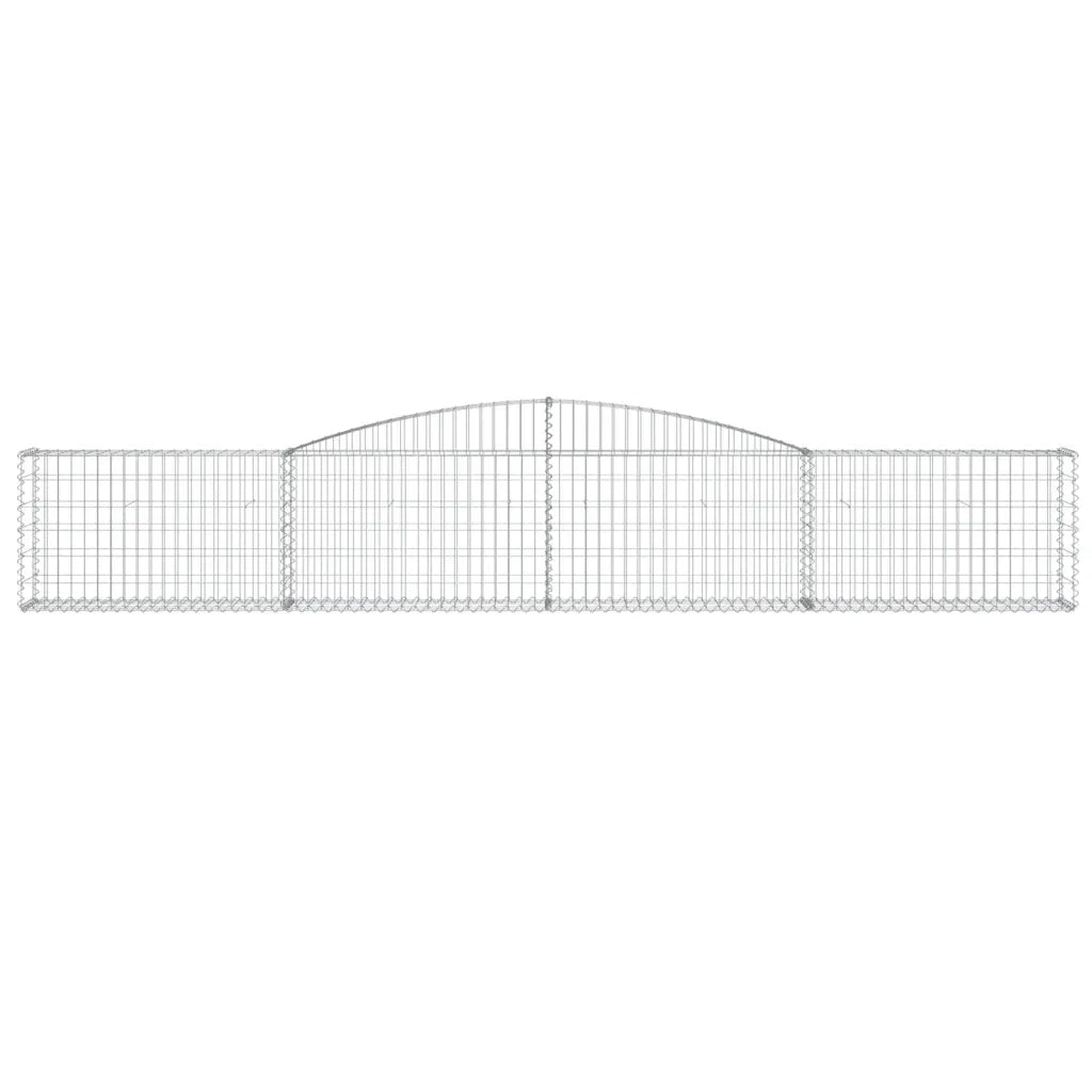 Cesto Gabbione ad Arco 400x30x60/80 cm Ferro Zincatocod mxl 103410
