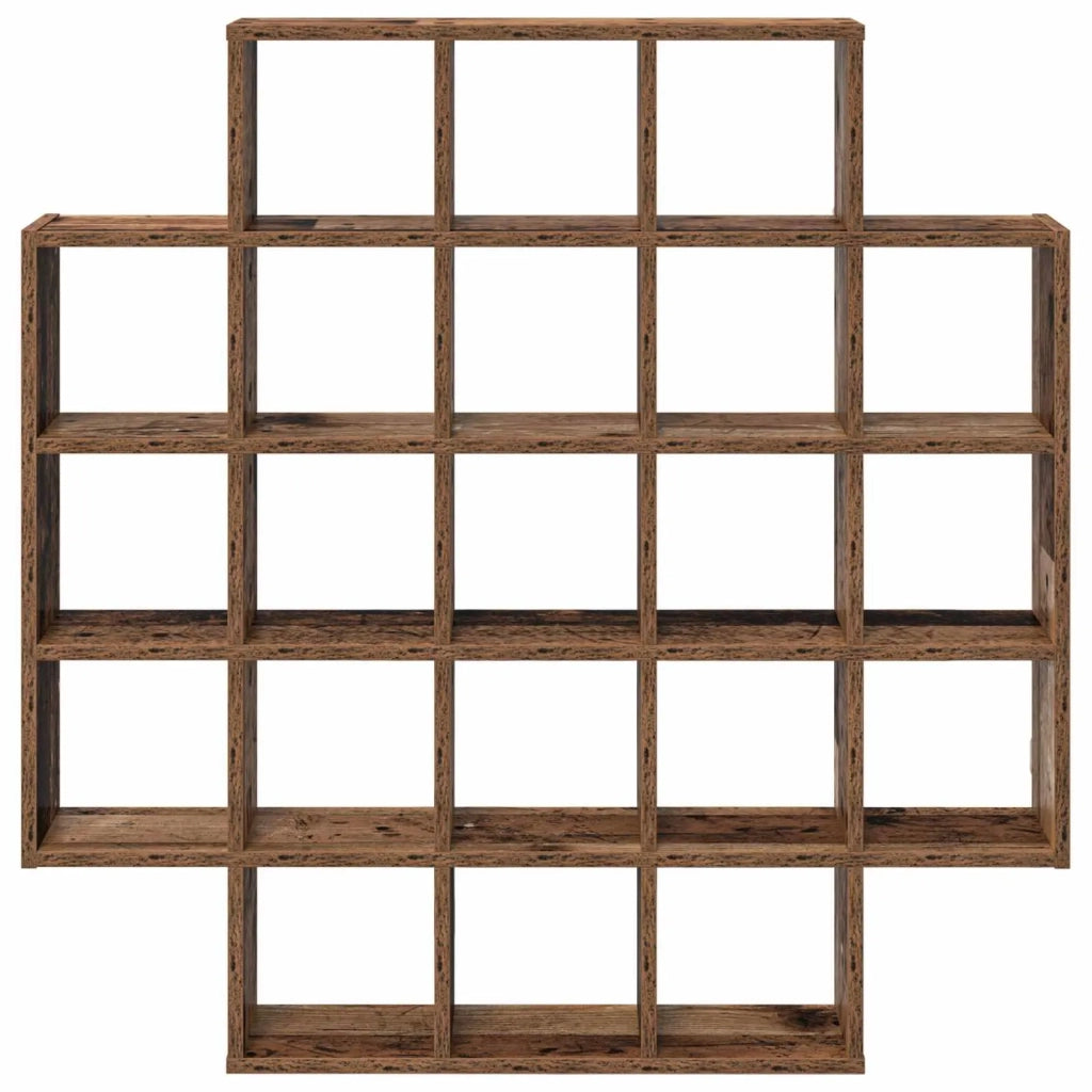 Scaffale da parete Legno antico 100 x 13 x 100 cm 8012250