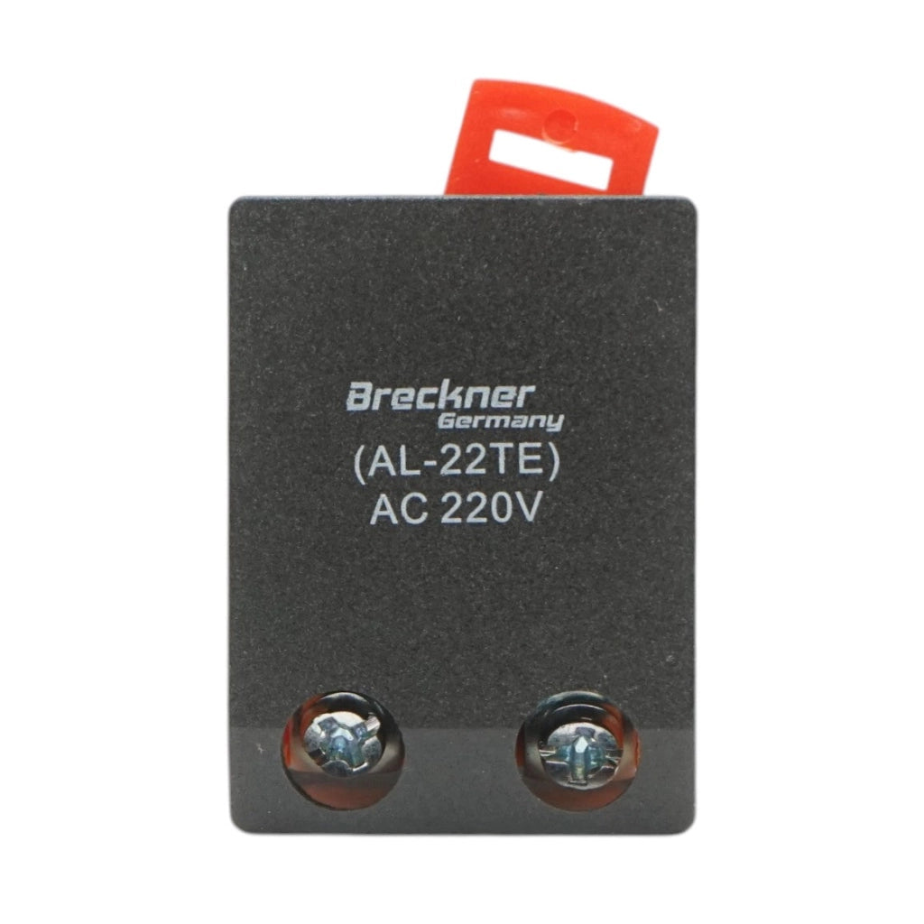 Lampada di segnalazione a LED rossa 220V AC 22mm Breckner Germany