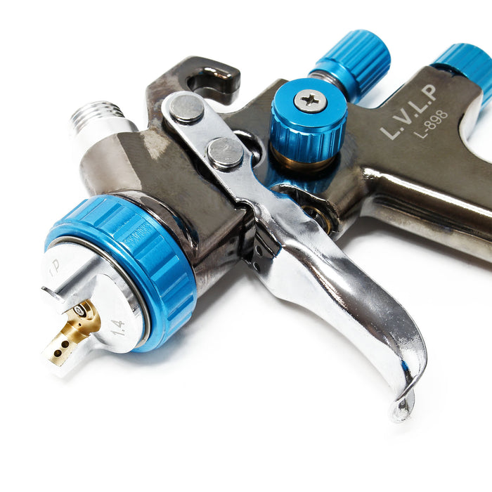 Pistola a spruzzo per verniciare LVLP 500ml Alluminio Serbatoio di alluminio, Ugello 1,4mm 1,5bar