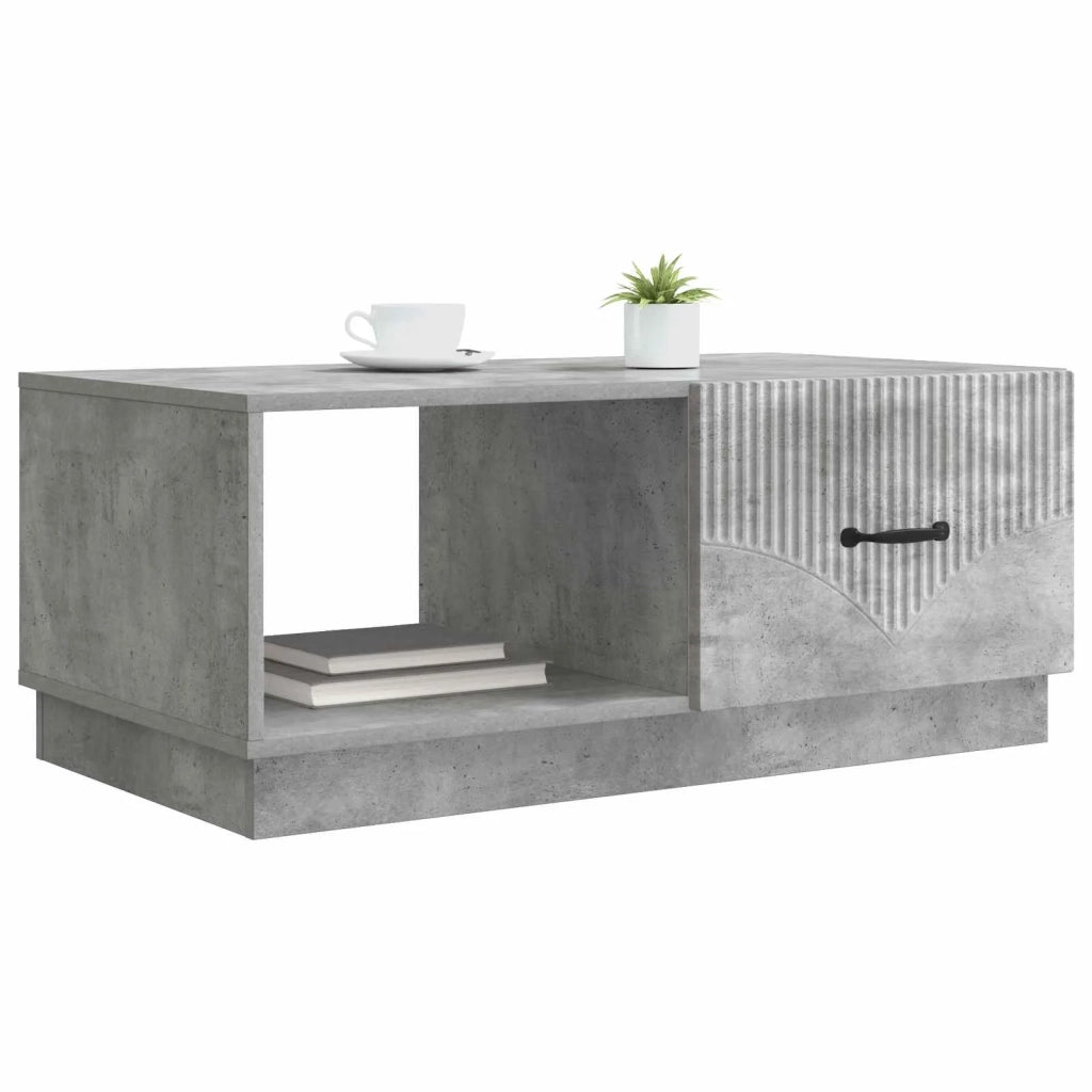 Tavolino da salotto Grigio Cemento 90 x 50 x 37 cm 895418