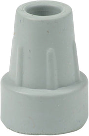 Ferrule in gomma 16mm - 10 pezzi - Z-Type - Rinforzato con anello metallico - Adatto per bastoni da passeggio - Grigio - Piastra di sostegno