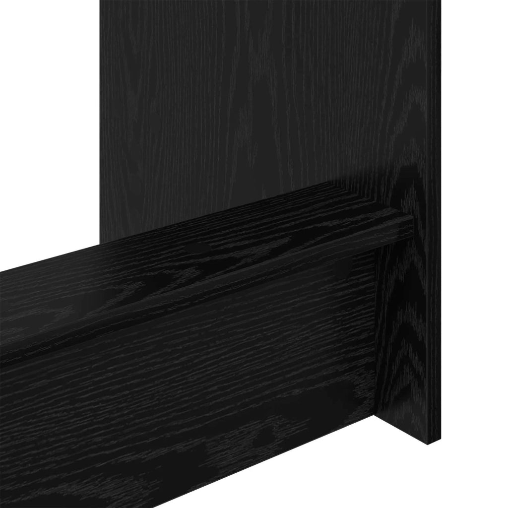 Scrivania Letto Rovere Nero Legno ingegnerizzato 893732