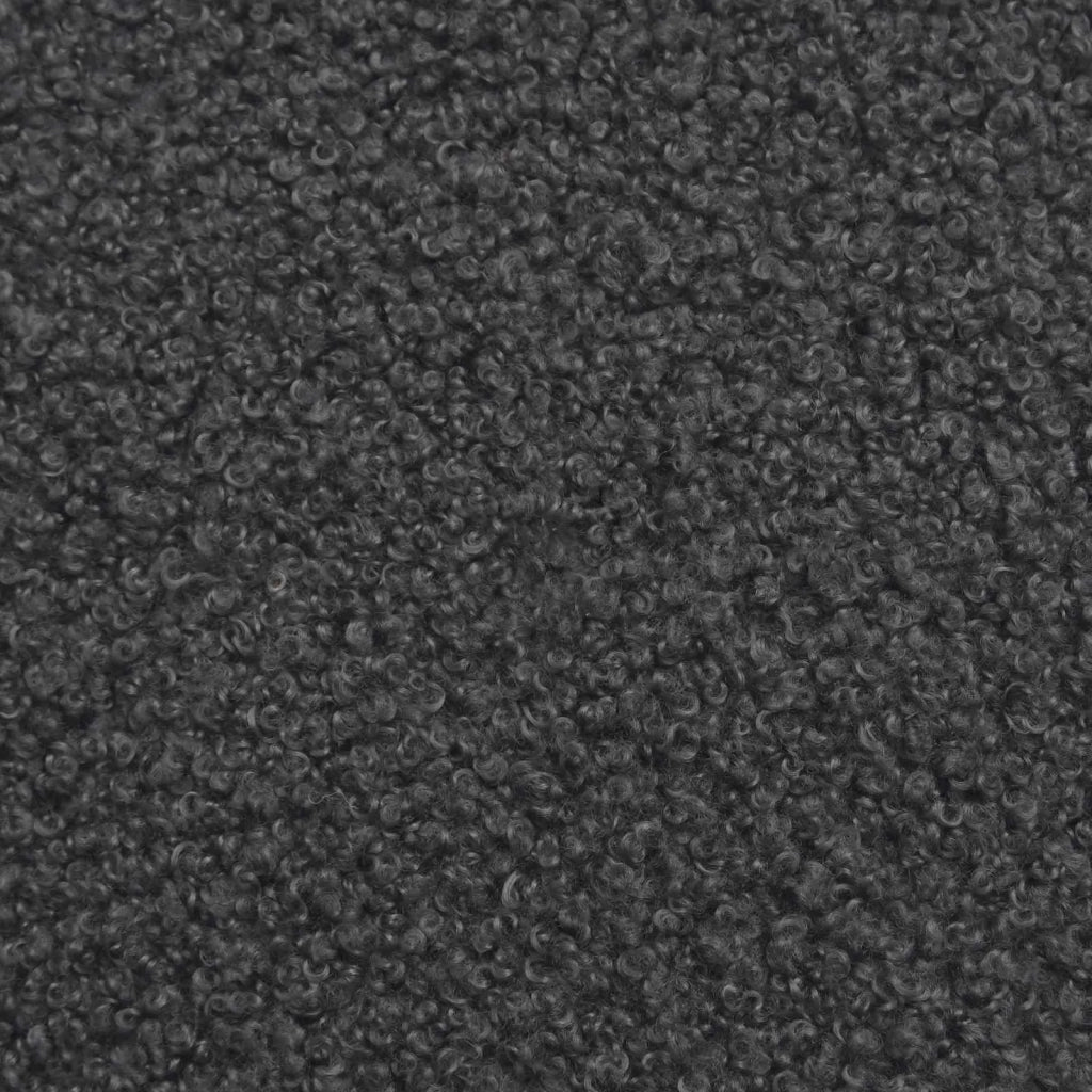 Poltrona con Ottomano 2 pz Grigio Scuro Bouclé 3418836