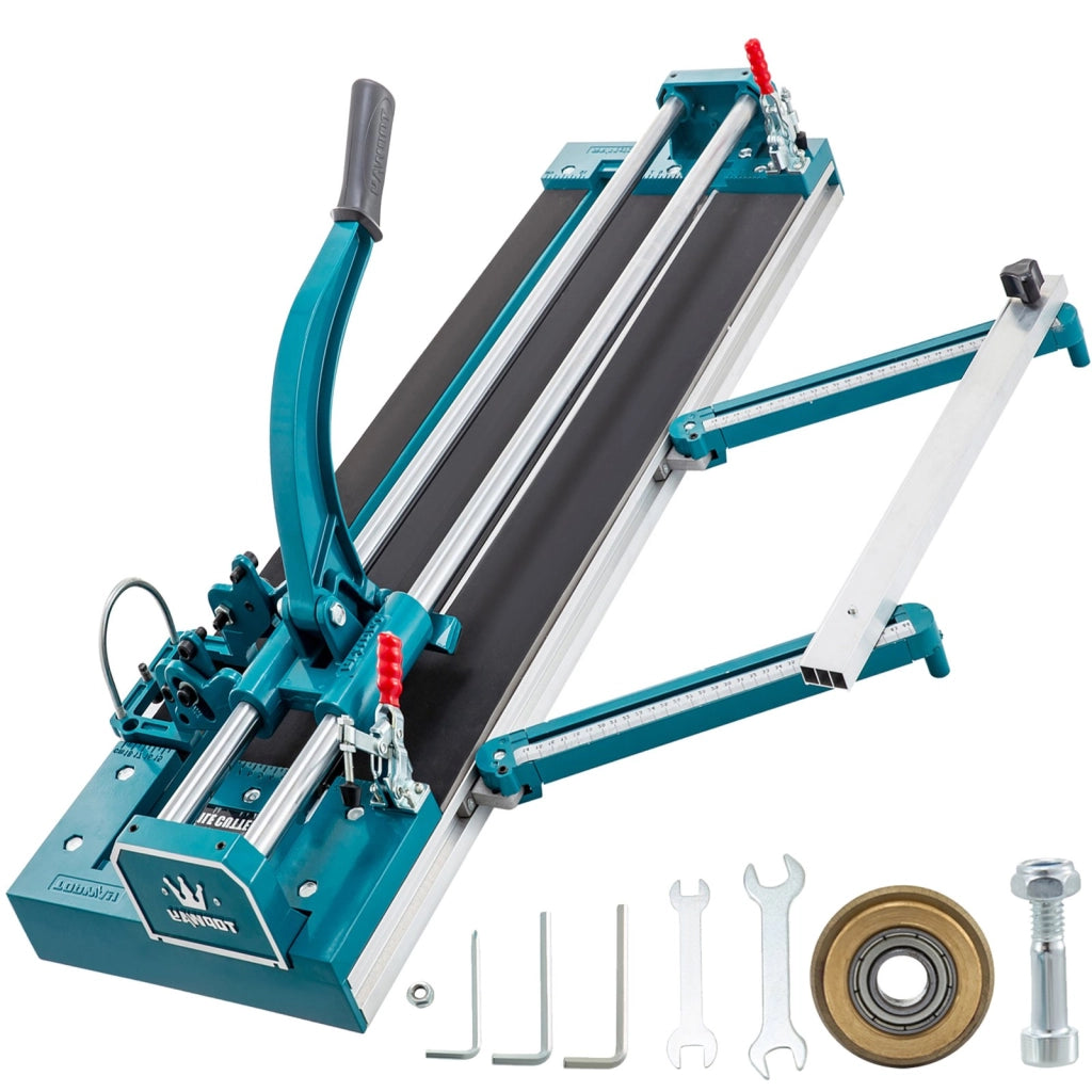 Tagliapiastrelle manuale 1200 mm a doppia rotaia con guida laser in lega di alluminio robusto e preciso per fai da te