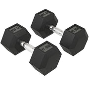 Manubrio ¨C Minimal ¨C 35 kg, Impugnatura Antiscivolo, Nero + Argento