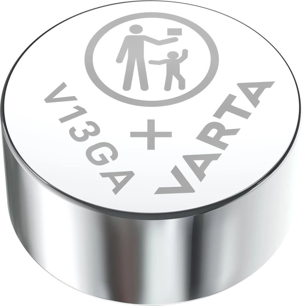 Varta V13GA Pila Bottone Alcalina LR44 1,5 V 125 mAh Diametro 11,6 mm Altezza 5,4 mm