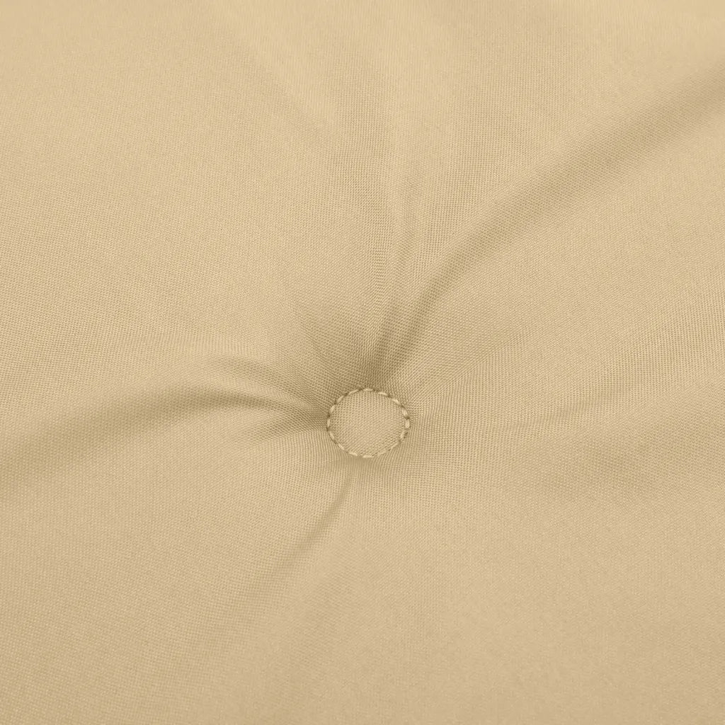 Cuscini Sedia Schiena Alta 4 Beige MÃ©lange 120x50x4 Tessuto
