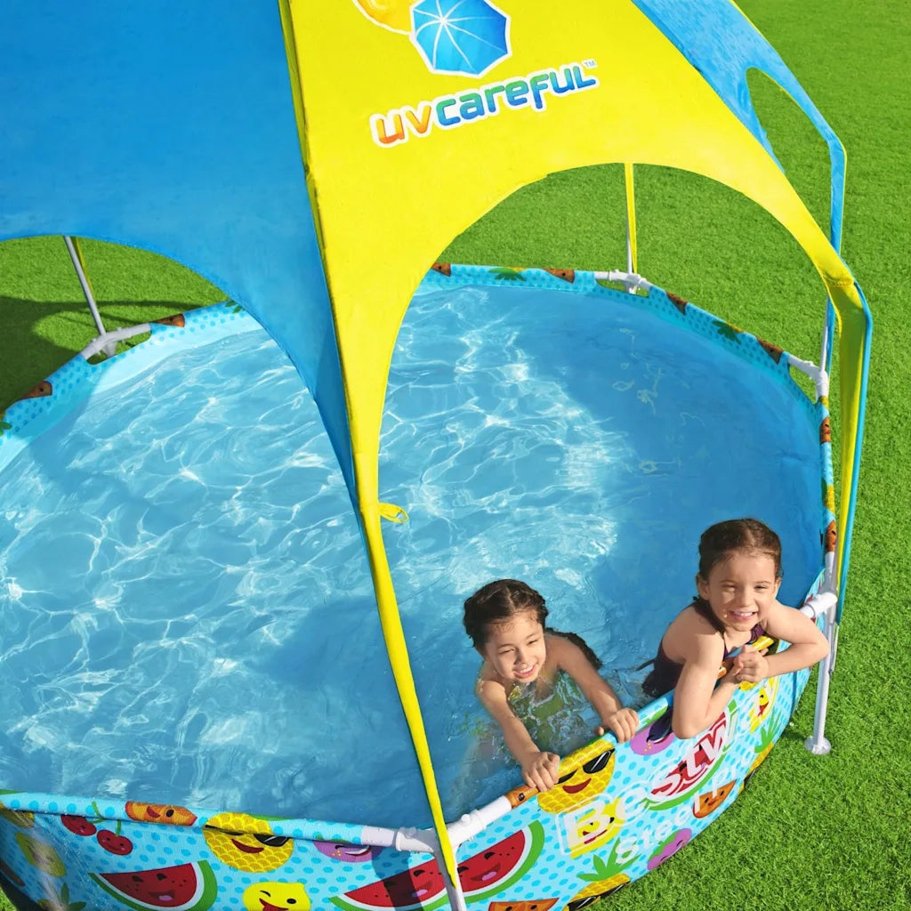 Bestway Piscina Fuori Terra per Bambini Steel Pro Anti UV 244x51 cm 3202538