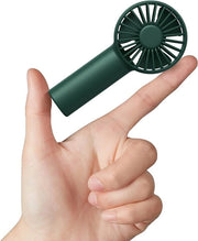 Ventilatore manuale alimentato da batteria - 2000 mAh - alimentato da USB - 3 velocità - funzionamento silenzioso - ricaricabile