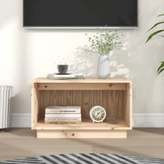 Mobile Porta TV-Mobile per TV-Credenza TV 60x35x35 cm in Legno Massello di Pino