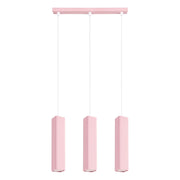 Lampada a sospensione RAYO 3L rosa