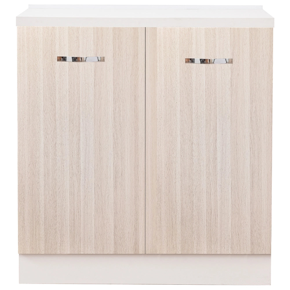 Mobile Base per Cucina Componibile in Legno Colore Olmo con 2 Ante 2 Scomparti