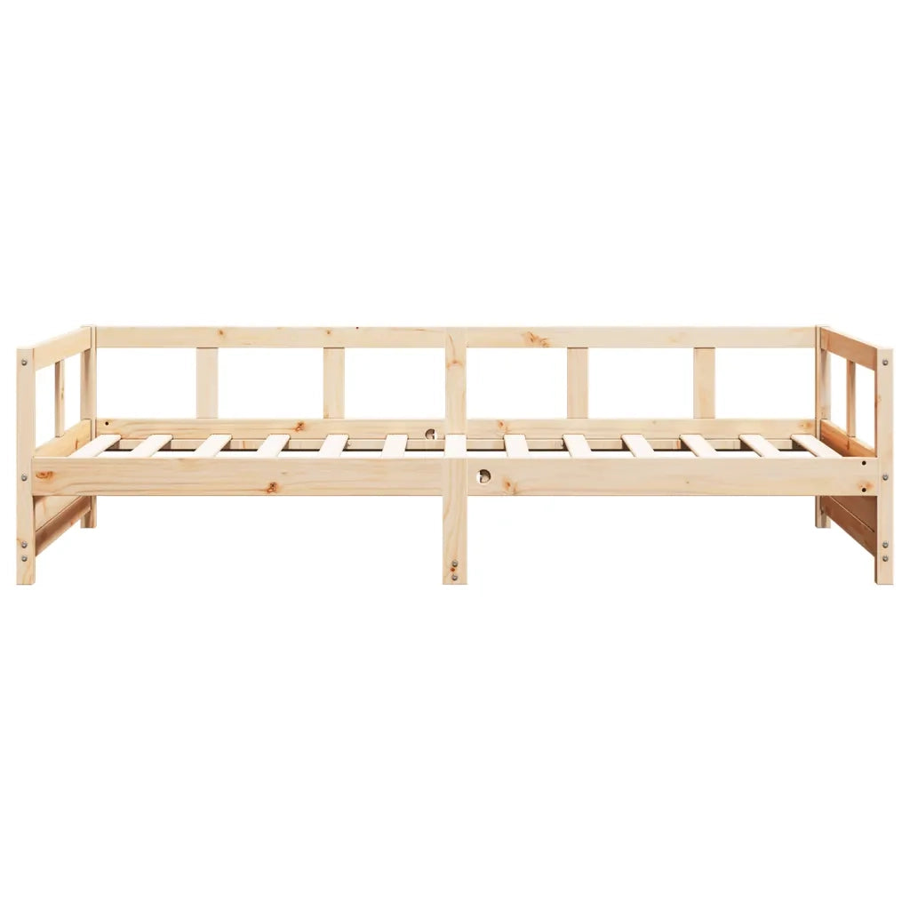 Dormeuse Naturale 80x200 cm in Legno Massello di Pino 854958