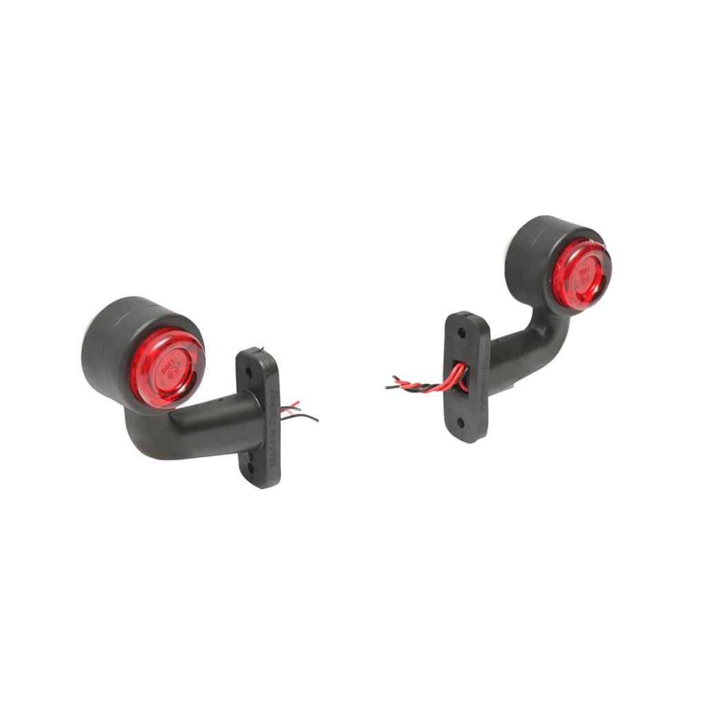 Set di lampade laterali  con LED, 12-24V, rosso-bianco, Breckner Germany, modello FR0103