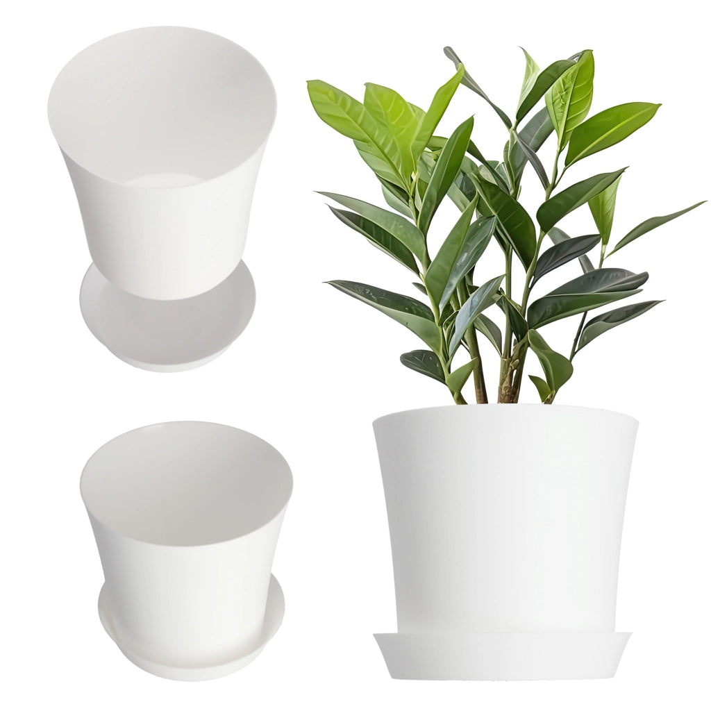 Vaso da fiori KADAX con supporto, coperchio, ciotola rotonda, 11 cm, bianco