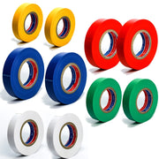 Trade Shop - Rotoli Nastro Isolante Colorato Vari Colori Per Elettricista Pvc 15 Mm  X 1,5cm -