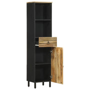 Mobile da Bagno | Armadio da bagno 38x33,5x160 cm in Legno Massello di Mango