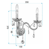 Lampada Da Parete Ebt019-2w Chrome