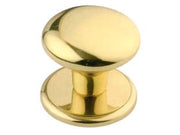 POMOLO MODELLO CLASSIC PER PORTONCINO IN OTTONE LUCIDO  ø mm.70 con sottorosone